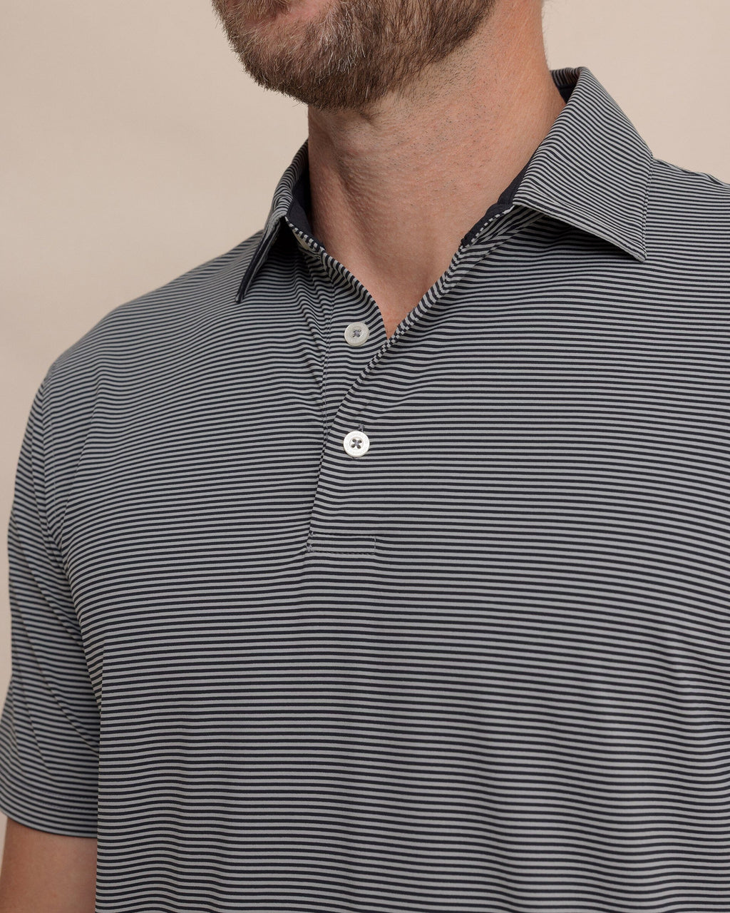 brrr°®-eeze Meadowbrook Stripe Polo - Steel